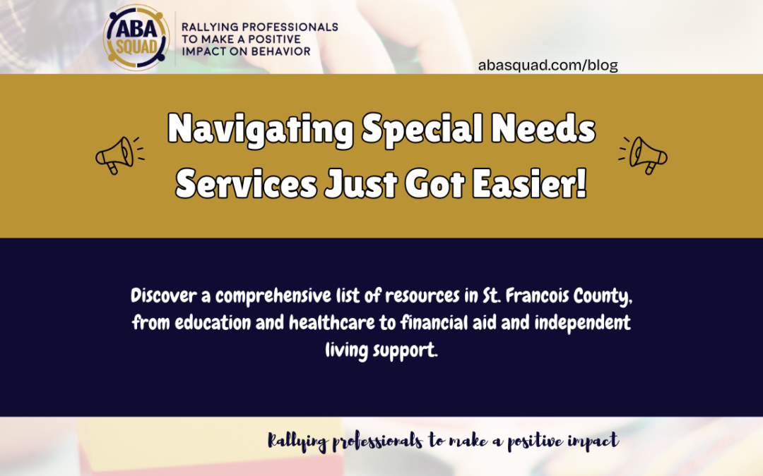 Special Needs Resources in St. Francois County 